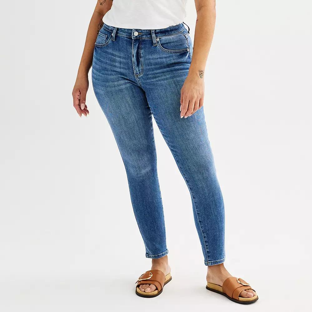 Women's Sonoma Goods For Life® High Rise Curvy Skinny Jeans,  Product Image