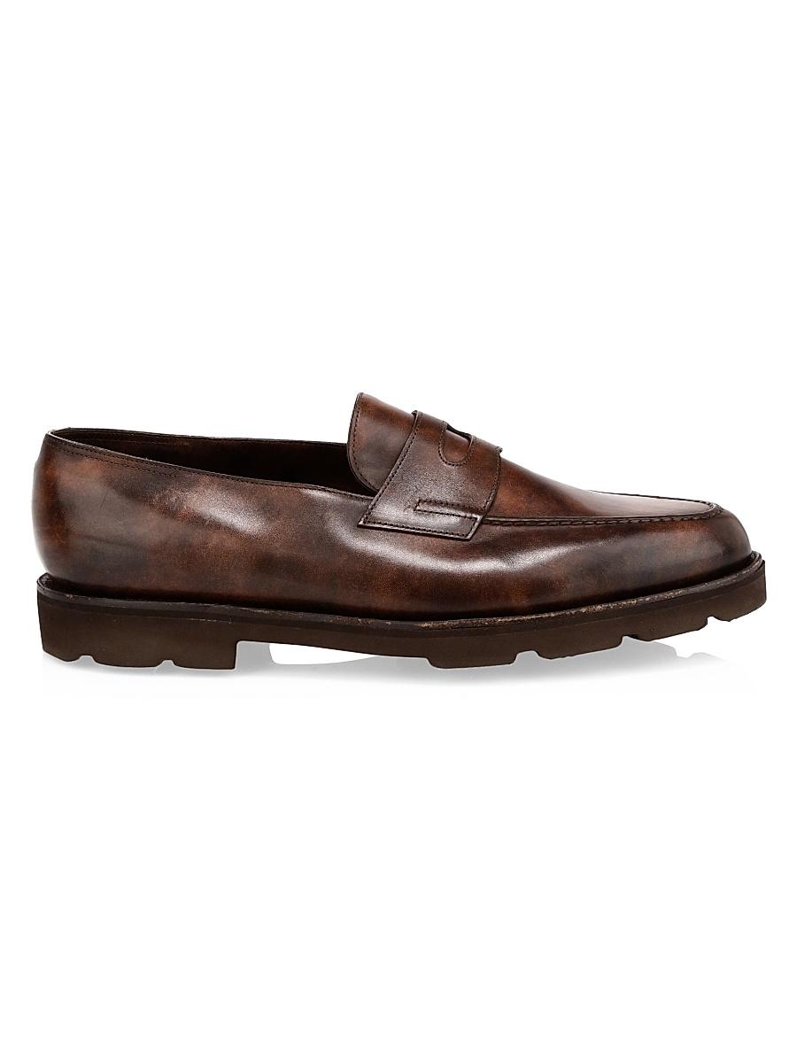 Mens Lopez Chunky Leather Penny Loafers Product Image