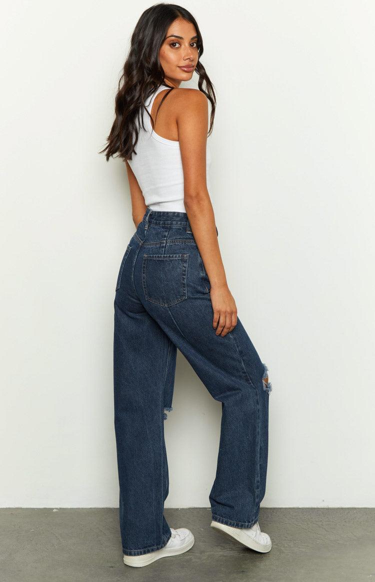 Robin Dark Blue Denim Jeans Product Image