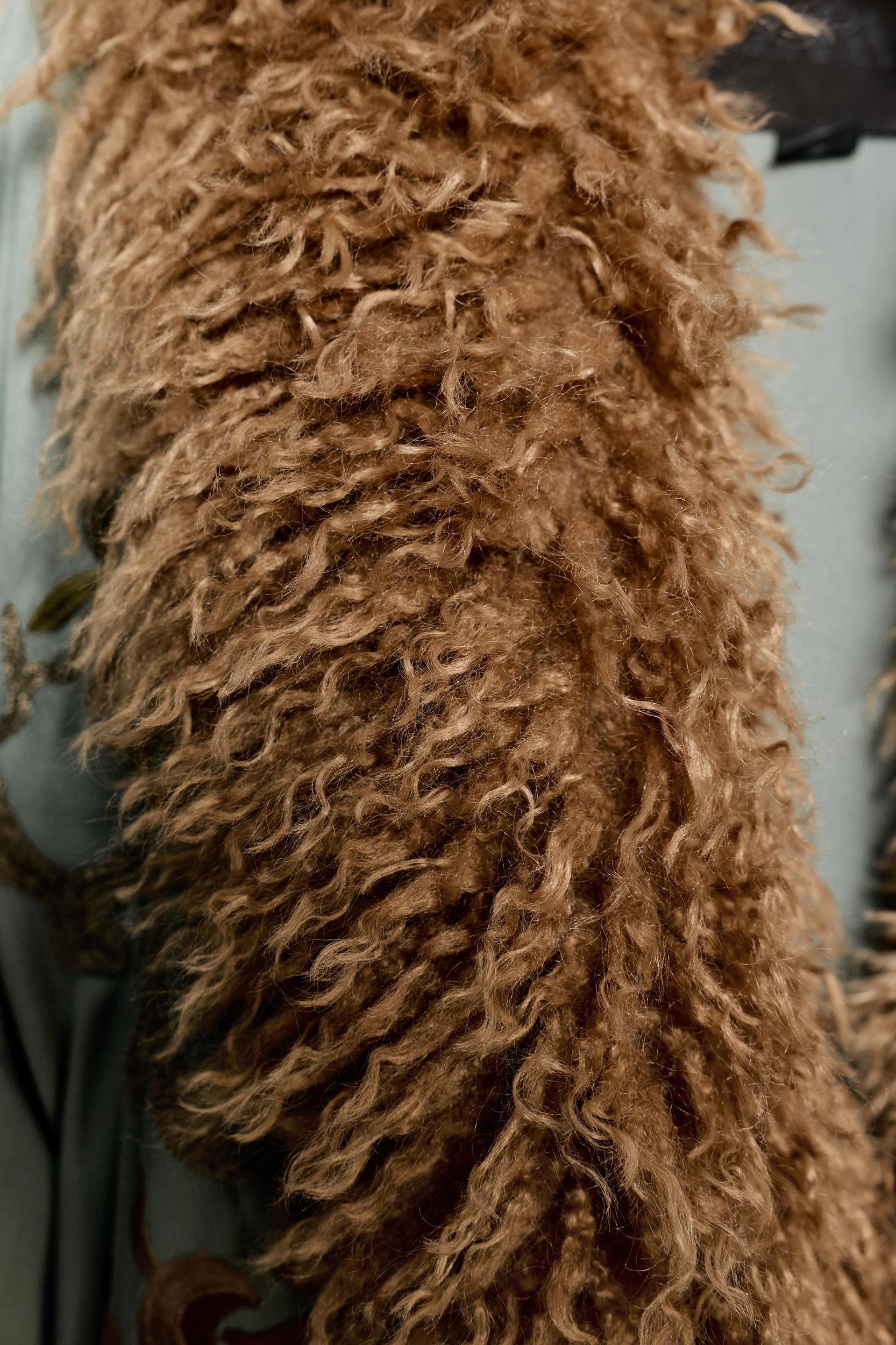 FAUX FUR COLLAR KIMONO ZW COLLECTION LIMITED EDITION Product Image