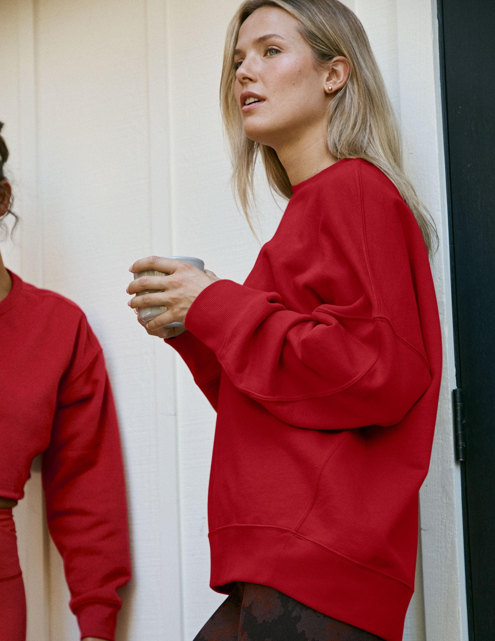 LuxeFleece Oversized Sweatshirt Product Image