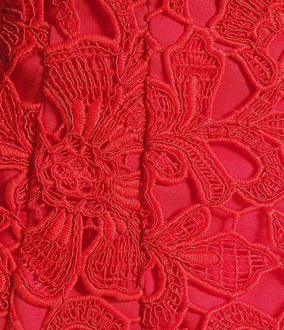 Muse by Marchesa Begonia Lace Square Neck A-Line Dress Product Image