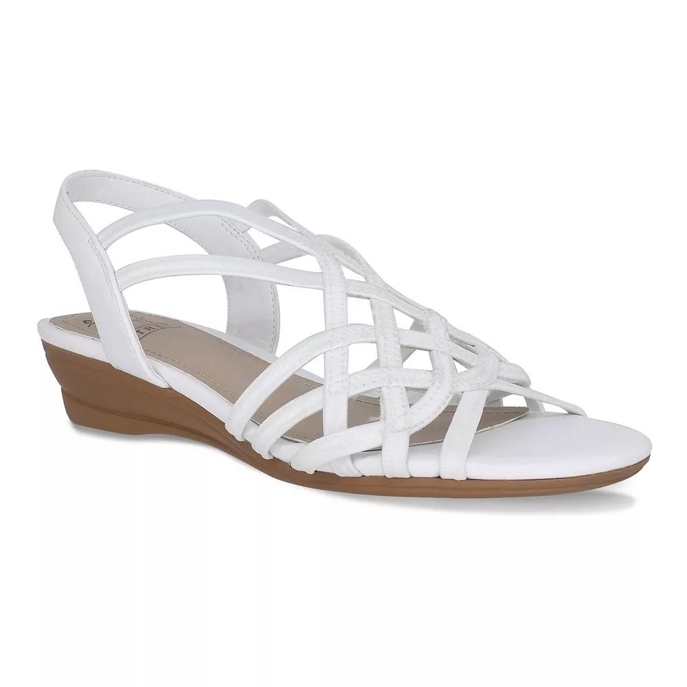 Impo Raya Women's Stretch Elastic Sandals, Size: 10 Medium, White Product Image
