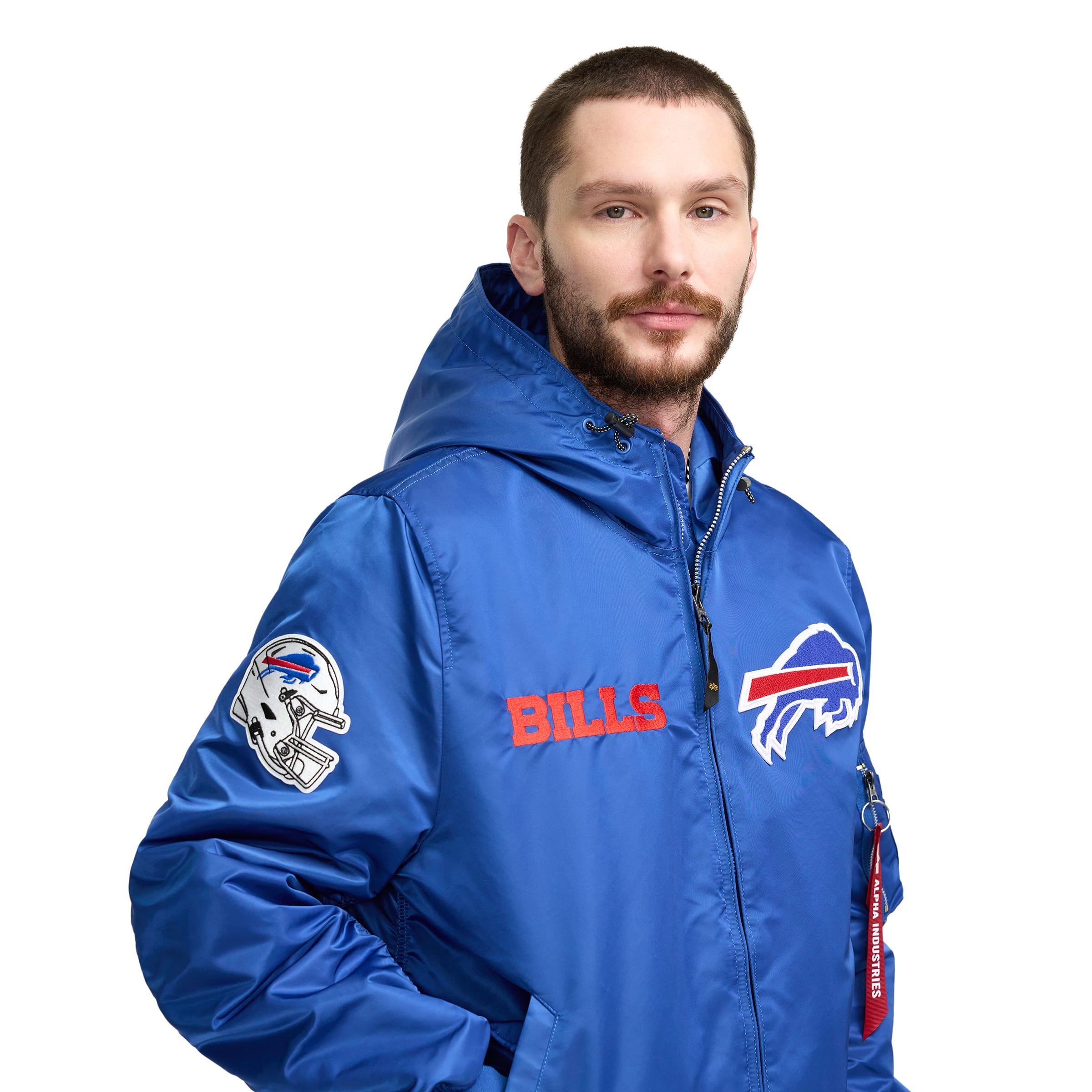 Alpha Industries x Buffalo Bills L-2B Hooded Bomber Jacket Male Product Image