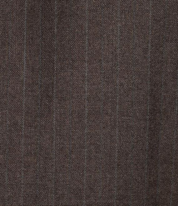 Hart Schaffner Marx New York Modern Fit Flat Front Stripe Pattern 2-Piece Suit Product Image