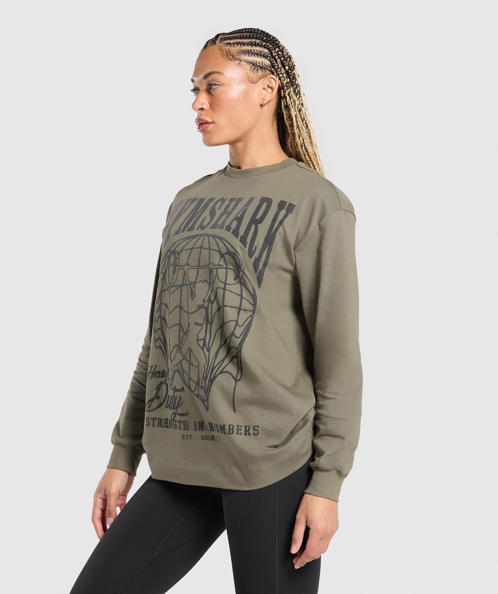 Strength In Numbers Long Sleeve Top Product Image