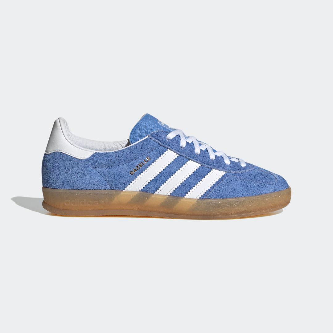 Womens adidas Gazelle Indoor Athletic Shoe - Sandy / White / Gum Product Image