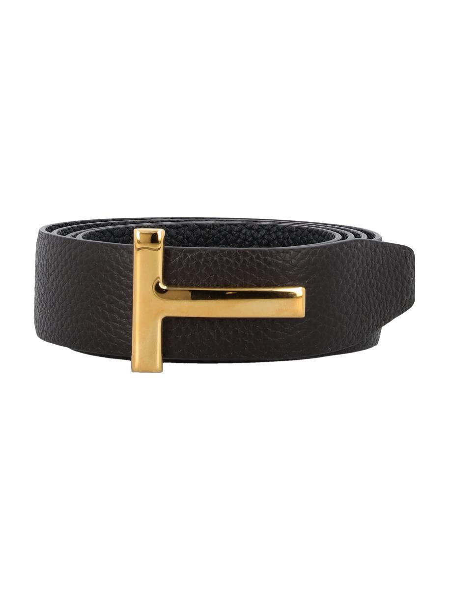 TOM FORD Brown Leather Belt Product Image