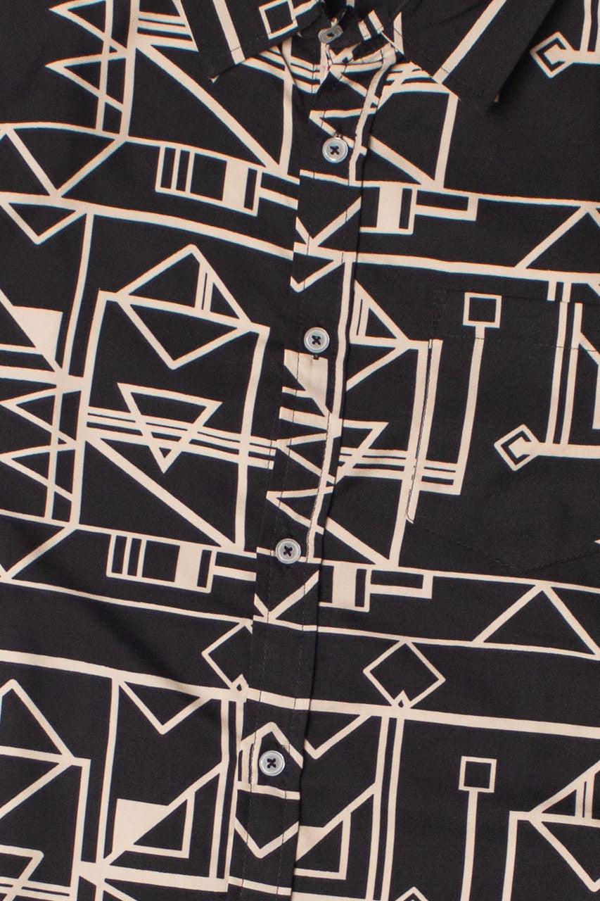 70's Geometric Button Up Shirt Product Image