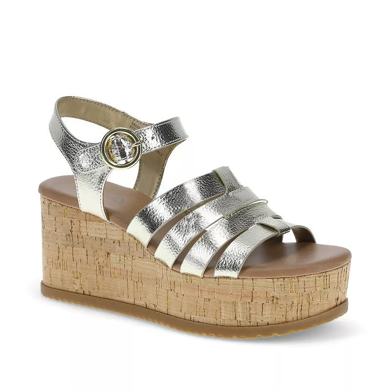 Baretraps Savannah Womens Wedge Sandals Product Image