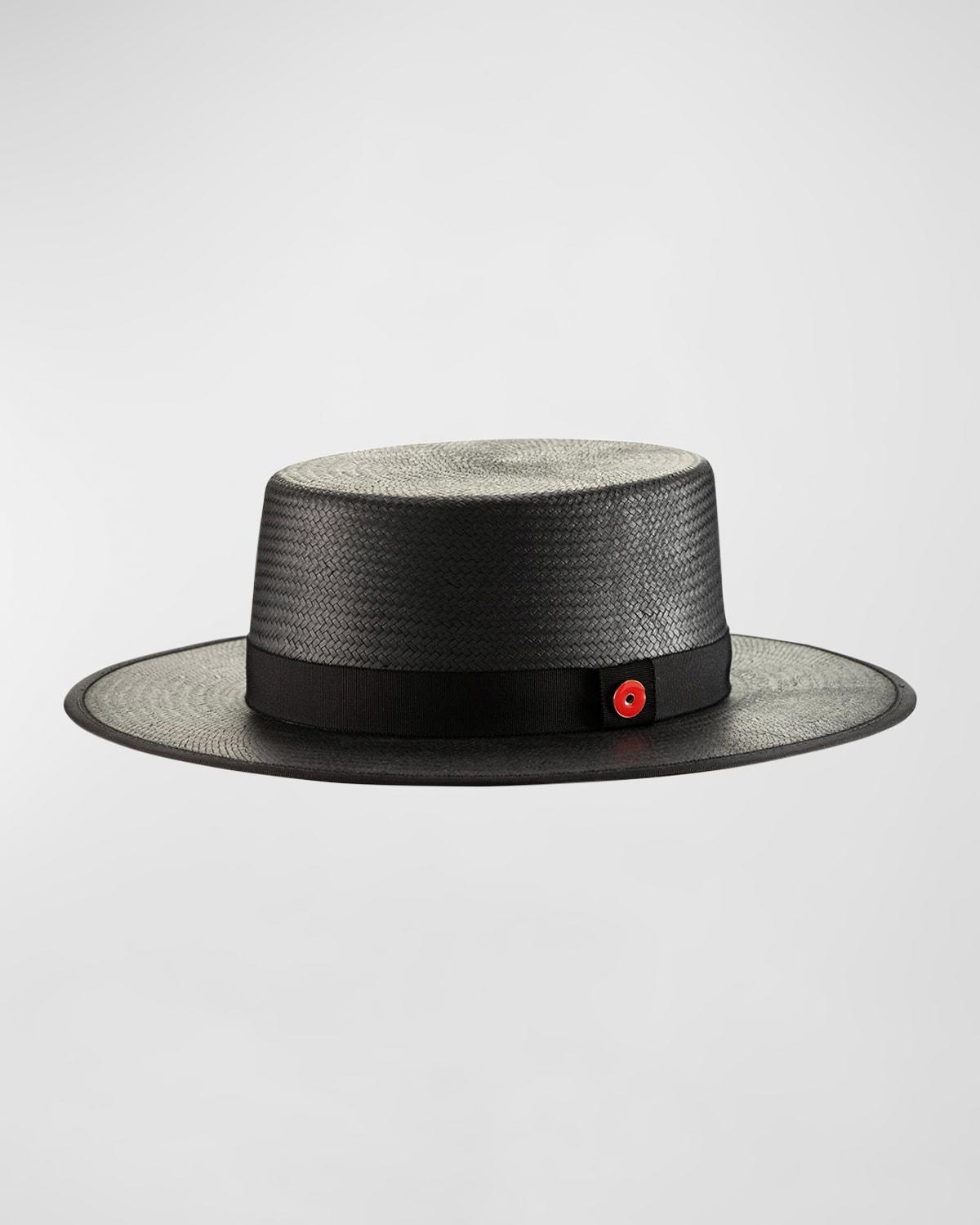 Mens Derby Straw Hat Product Image