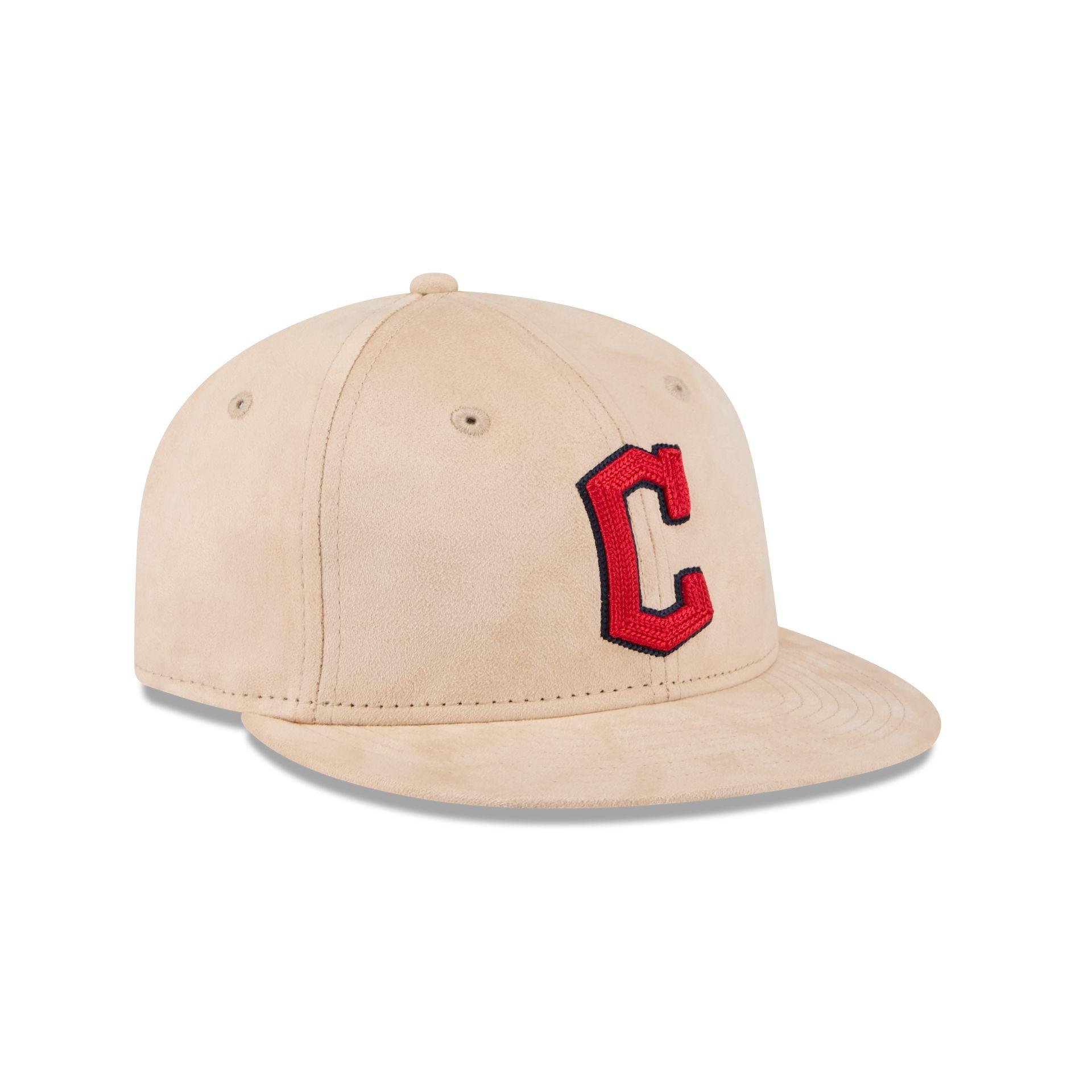 Cleveland Guardians Stone Suede Retro Crown 9FIFTY Snapback Hat Male Product Image