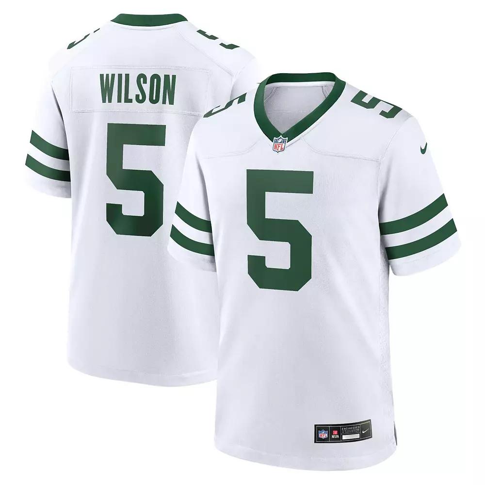 Garrett Wilson New York Jets Nike Mens NFL Game Football Jersey | 67NM0AUO72F-GTF Product Image