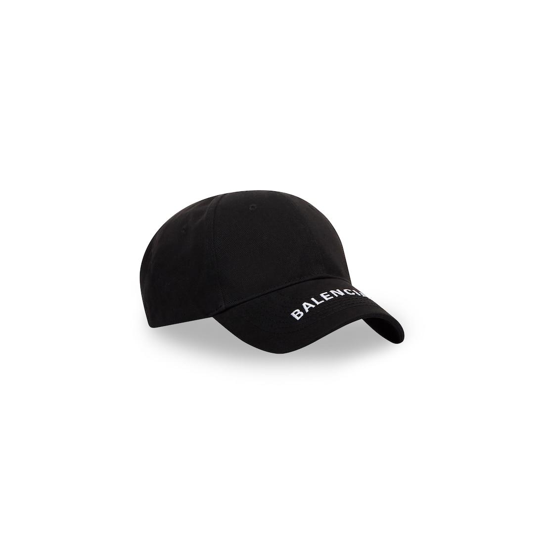 Logo Visor Cap in Black Product Image