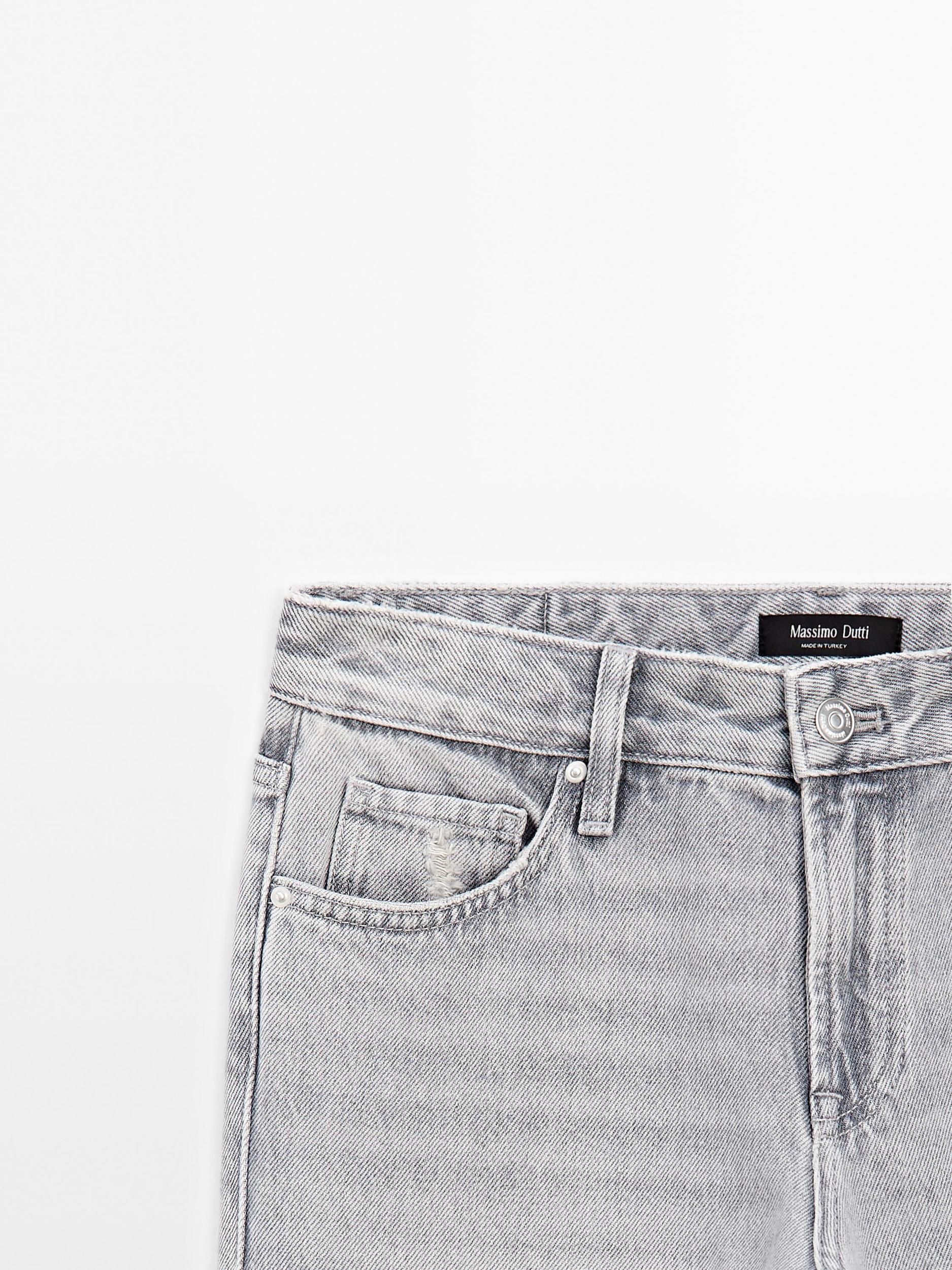Low-rise straight-leg jeans Product Image