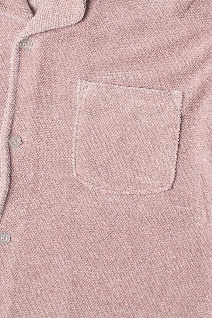 Chenille Knit Button Up Shirt Product Image