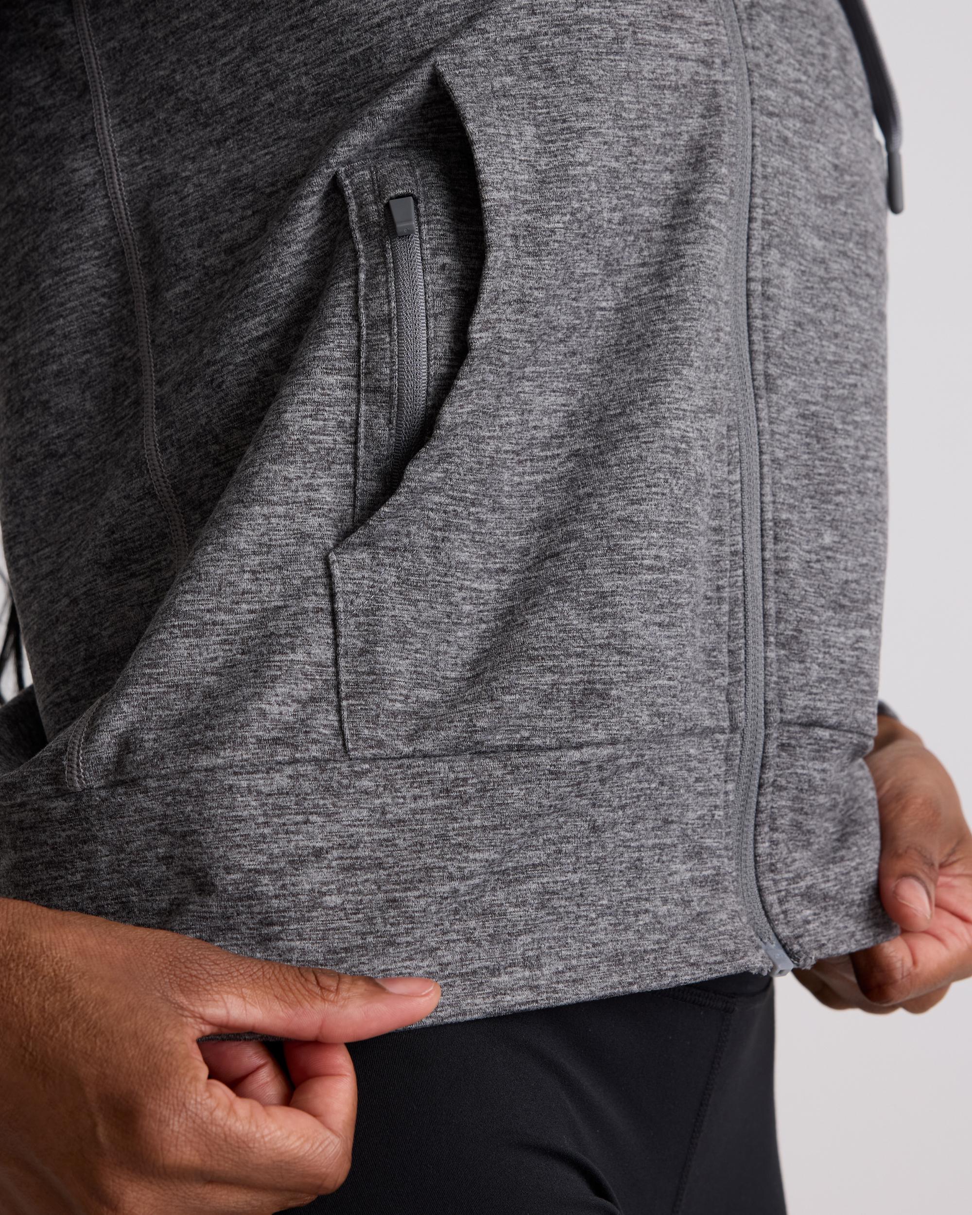 Quince | Women's Super Soft Performance Full Zip Hoodie Flowknit Activewear, Recycled Polyester Product Image