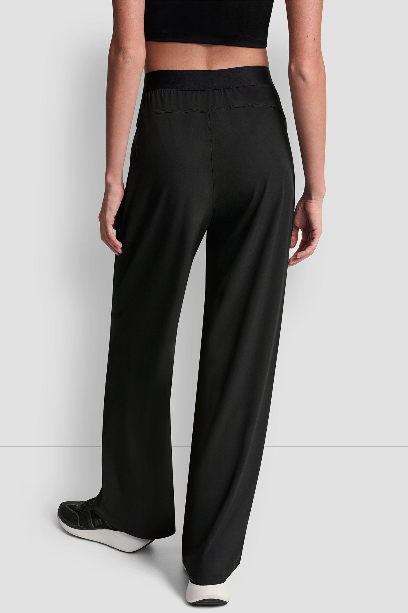 HIGH-RISE LOGO-WAIST WIDE-LEG PANT Product Image