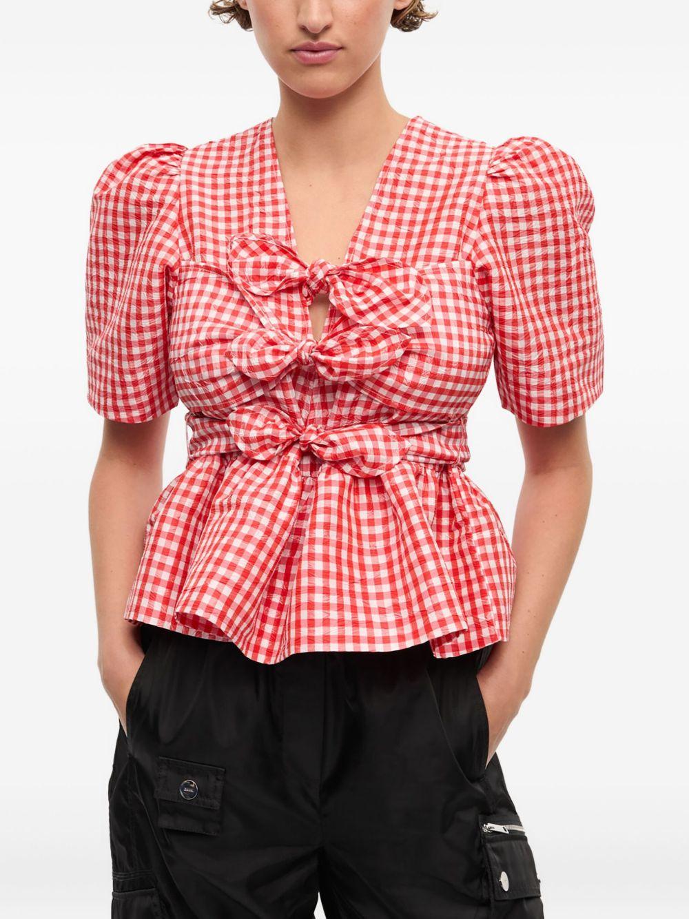 self-tie blouse Product Image