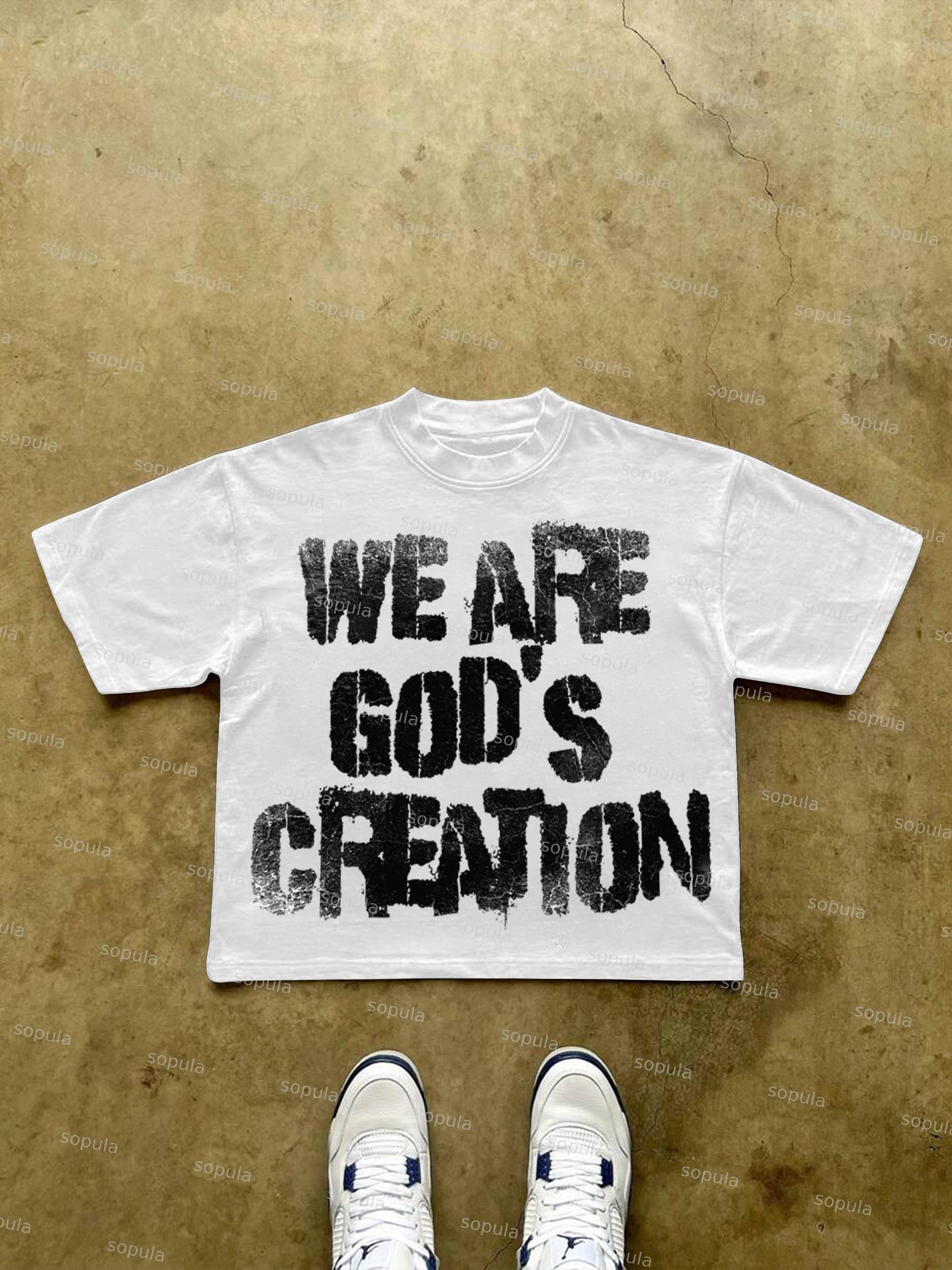 We Are God's Creatures Cropped T-shirt Product Image