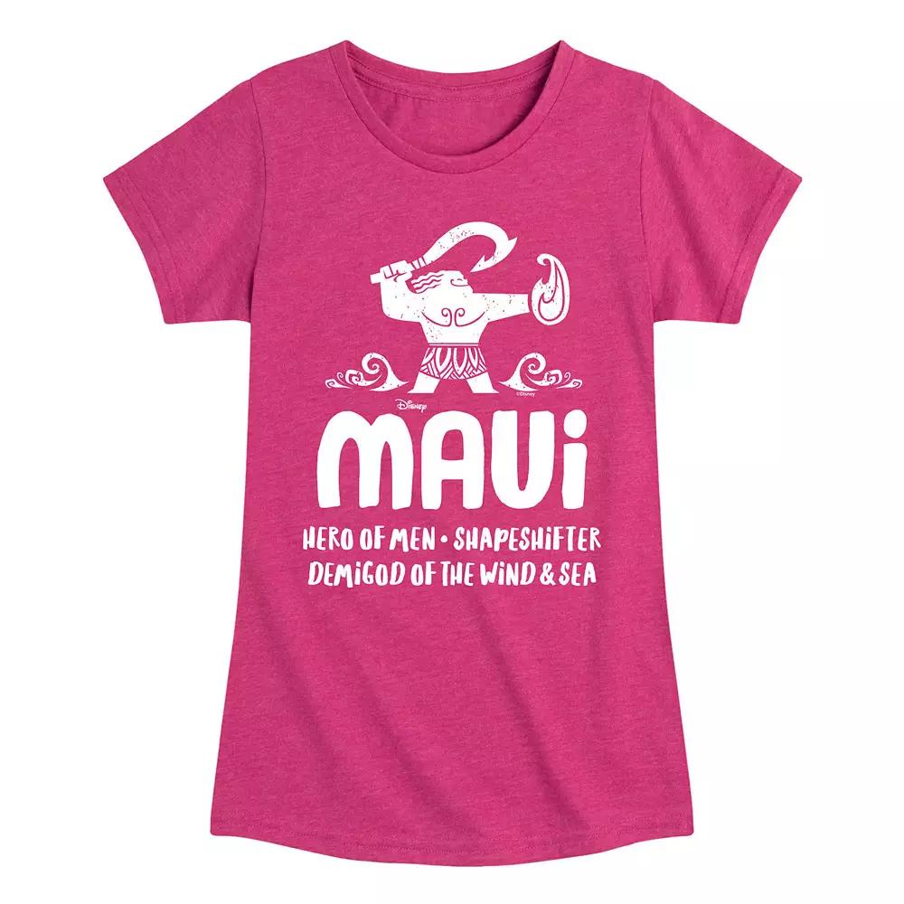 Disney's Moana Girls 7-16 Maui Hero Of Men Graphic Tee, Girl's,  Product Image
