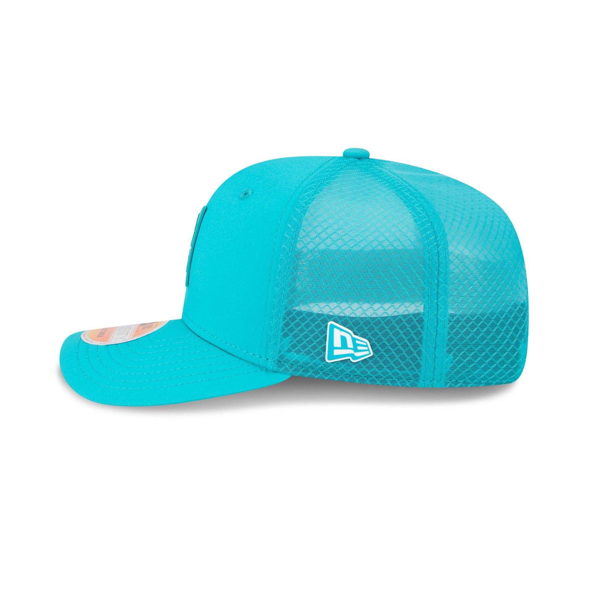 Miami Dolphins 2025 Sideline Hot Weather 9SEVENTY Trucker Hat Male Product Image
