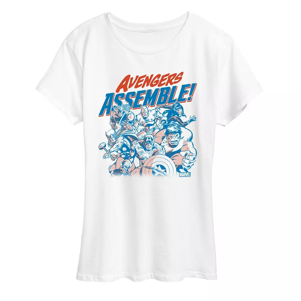 Women's Marvel Avengers Assemble! Group Graphic Tee,  Product Image