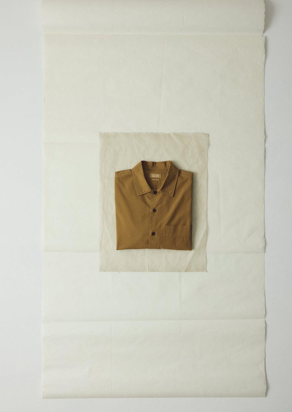Garment Dyed Oxford Shirt | Old Gold Product Image