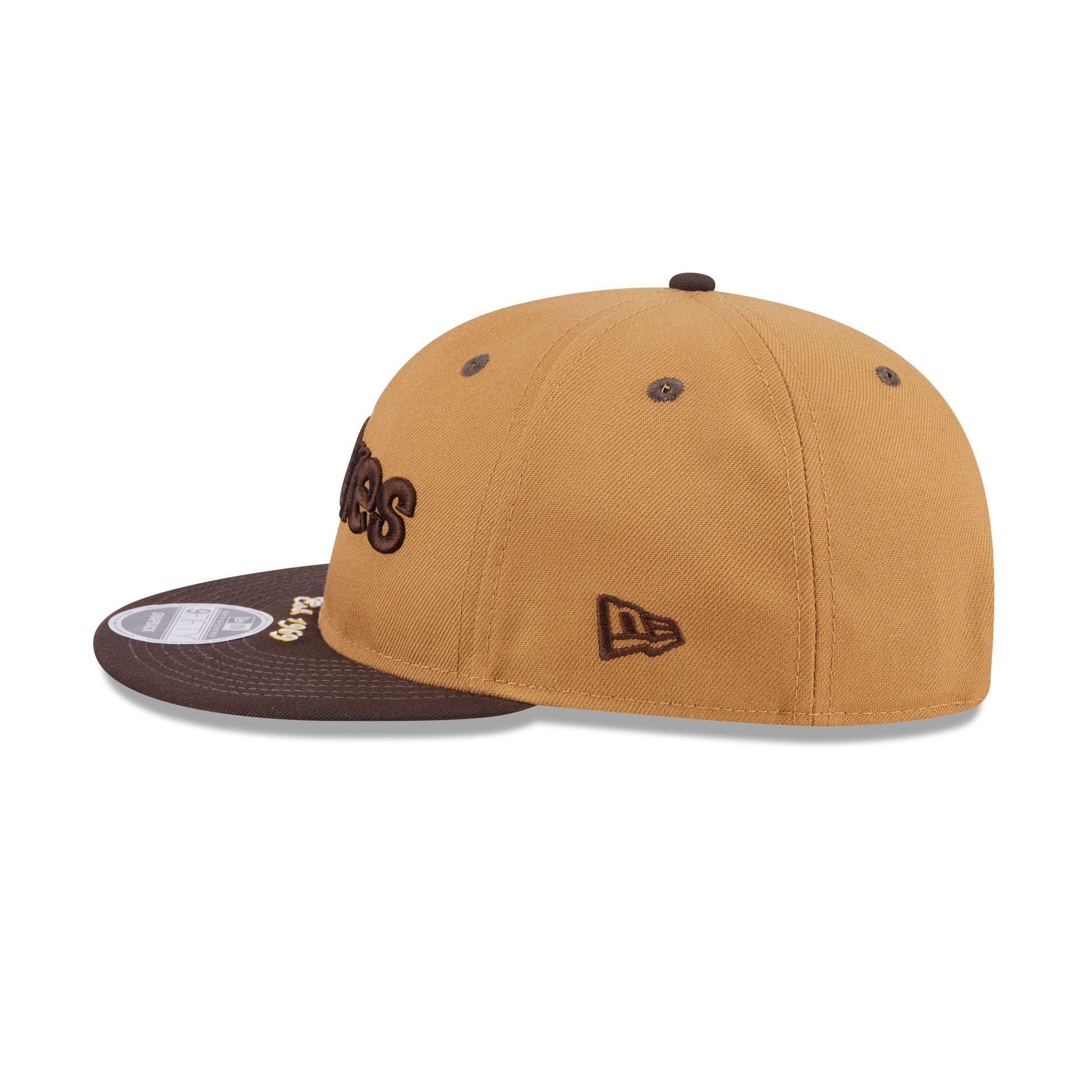 San Diego Padres Wheat Retro Crown 9FIFTY Snapback Hat Male Product Image