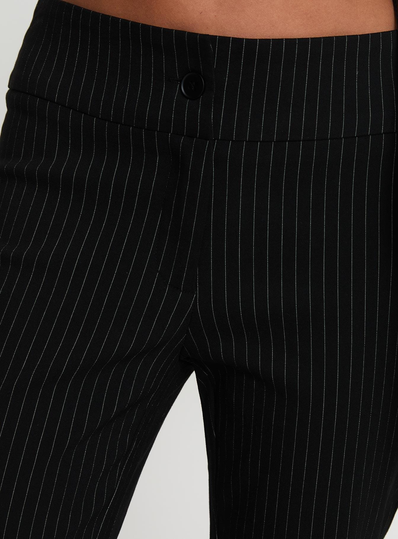Reide Pants Black Pinstripe Product Image