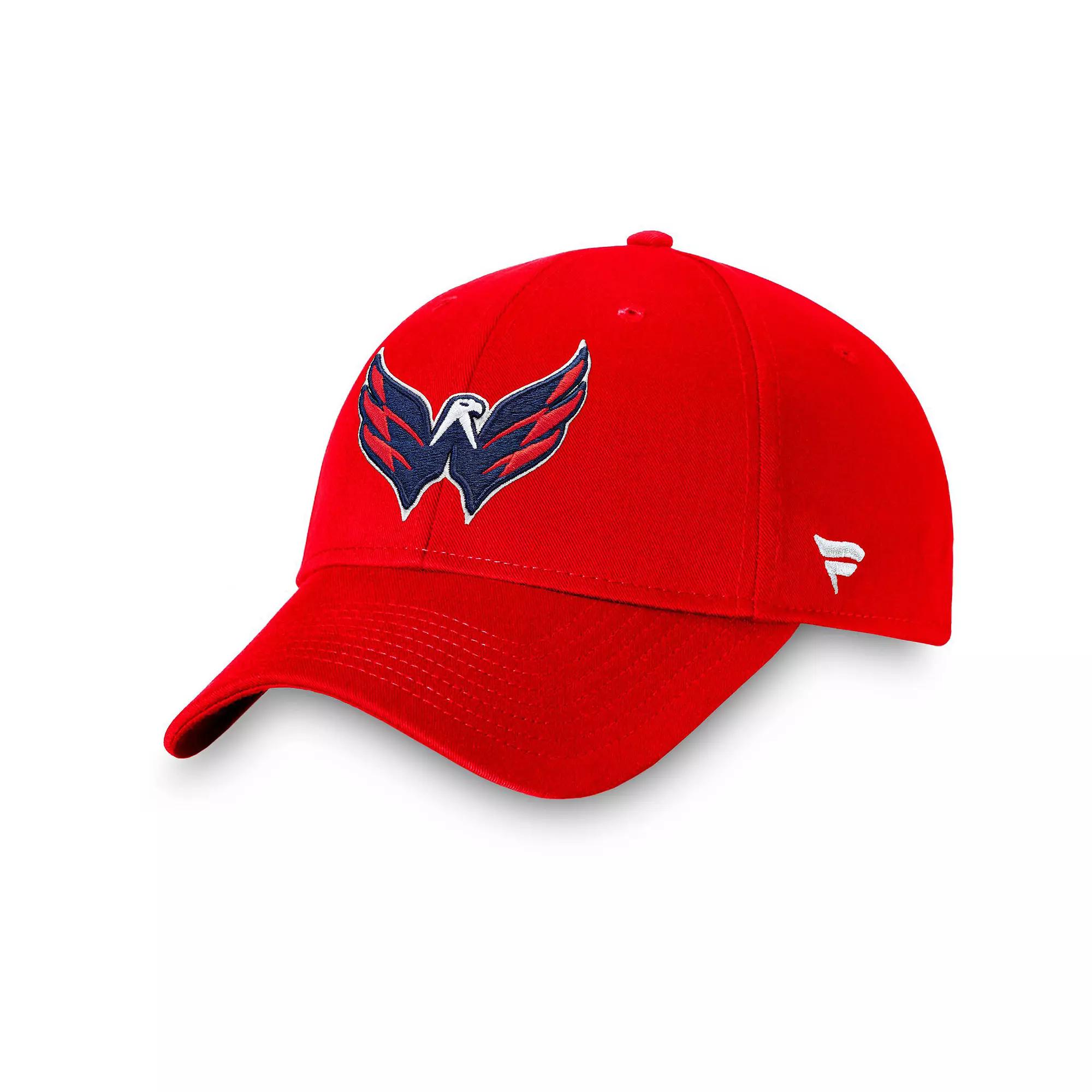 Men's Fanatics Branded Red Washington Capitals Core Adjustable Hat Product Image