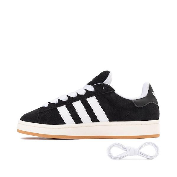 Womens adidas Campus '00s Athletic Shoe - Black / White / Off White Product Image
