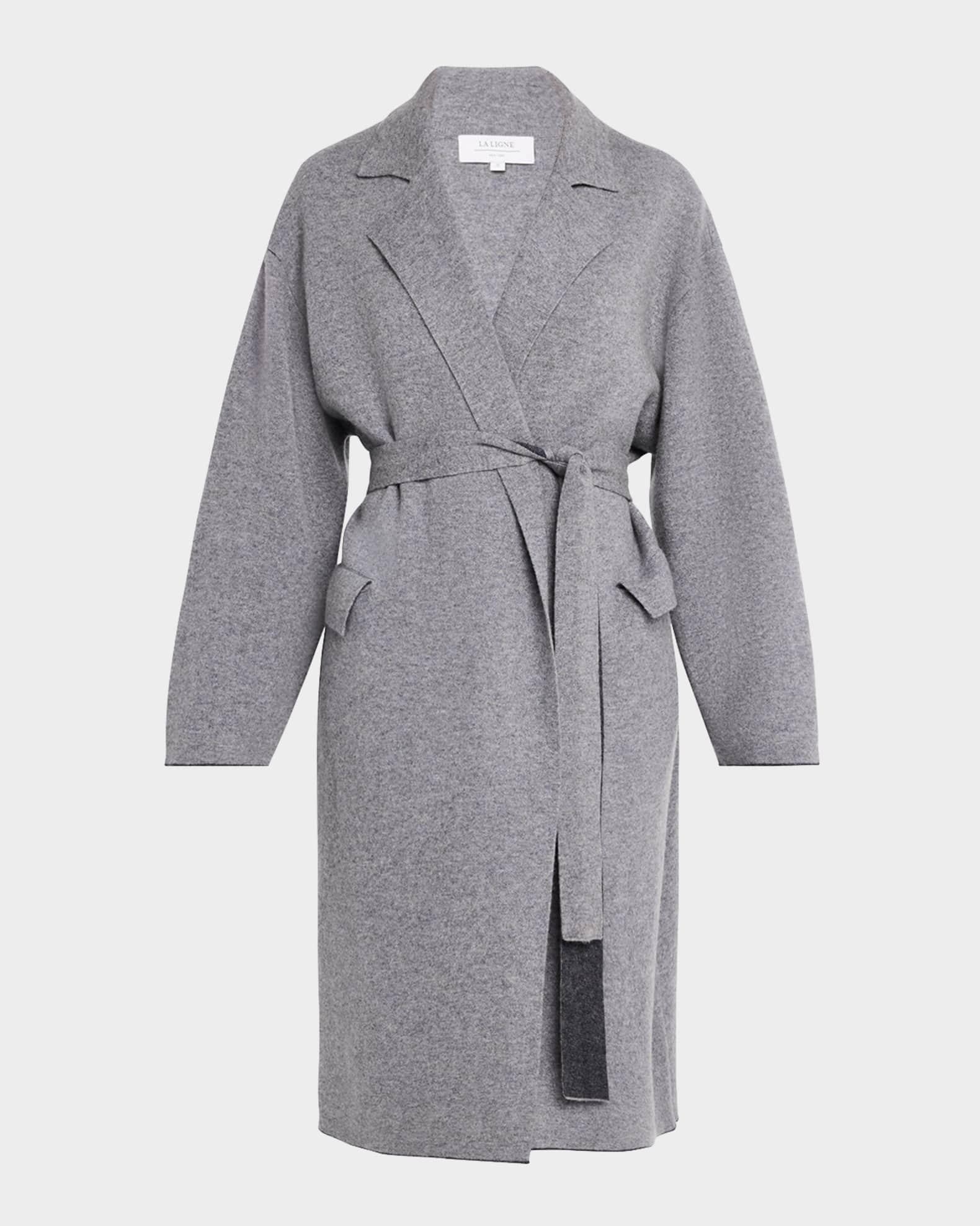 Double-Faced Knit Cardigan Coat Product Image