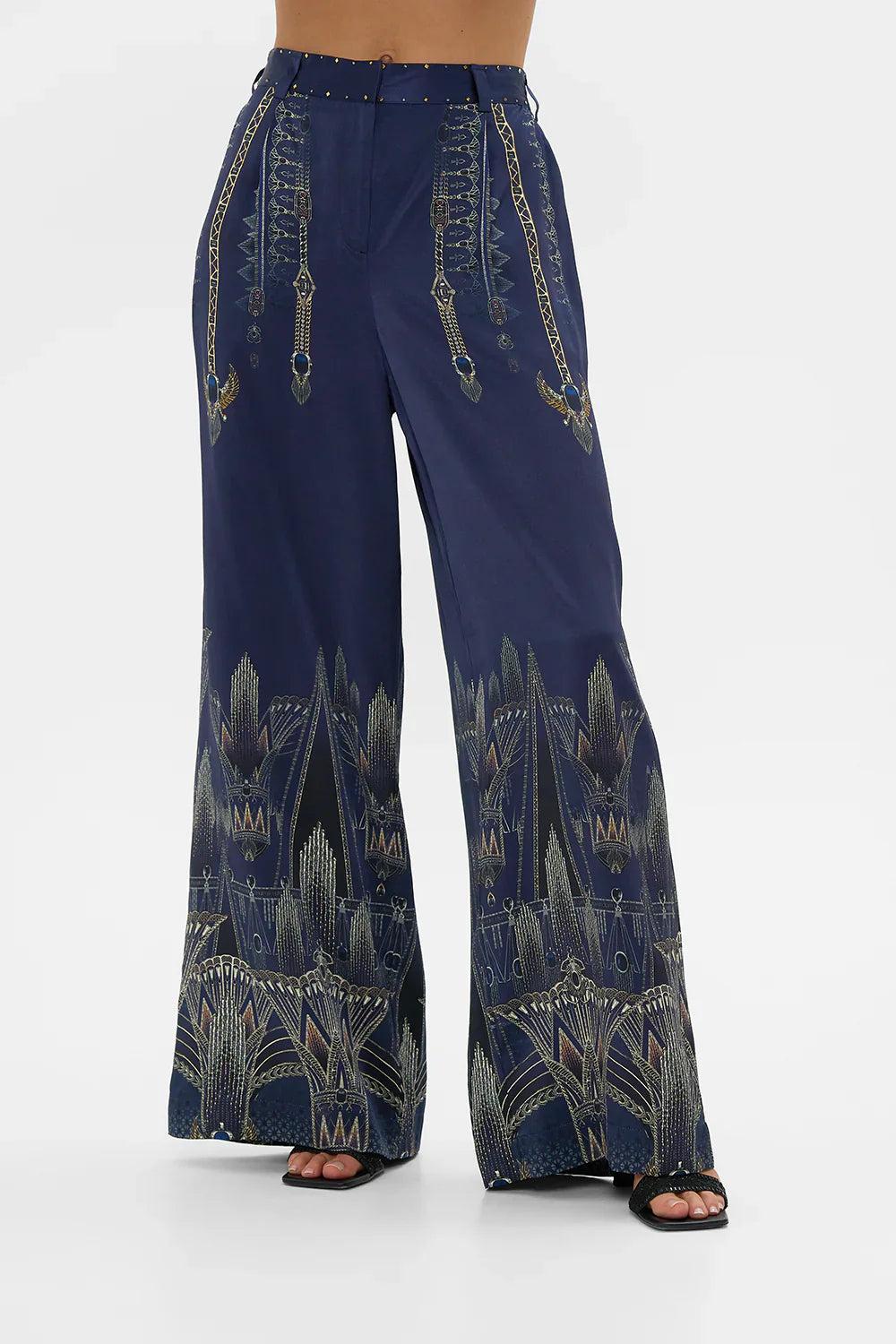 CAMILLA WIDE LEG WAISTED PANT -SALE Product Image