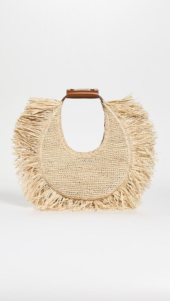 STAUD Moon Raffia Tote Bag | Shopbop Product Image