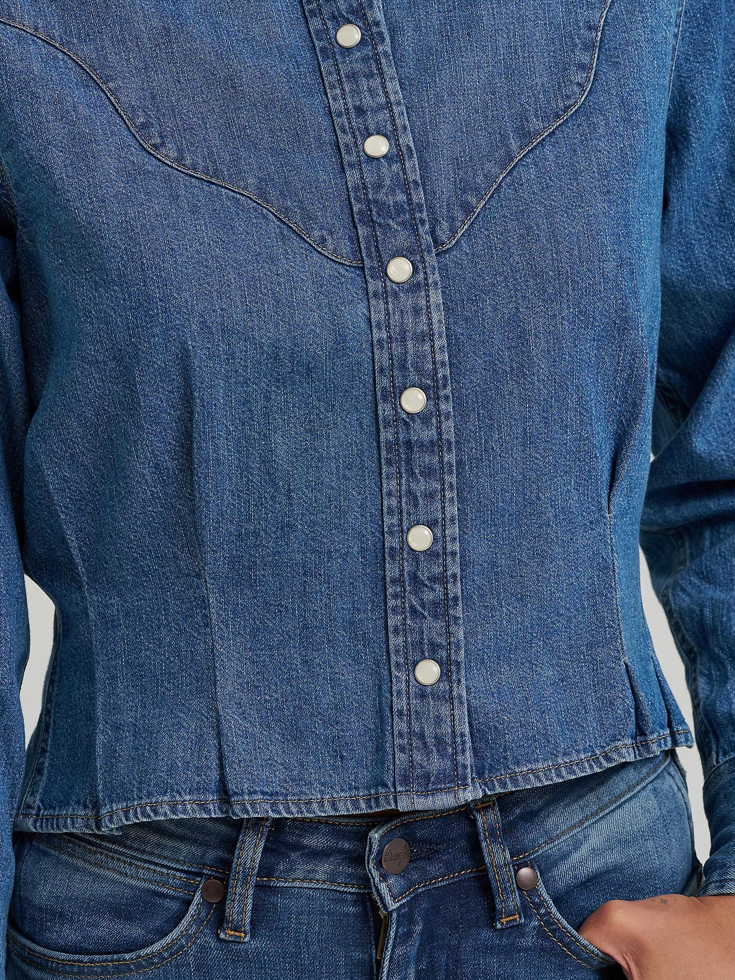 Women's Femme Peplum Shirt in Light Hand Product Image