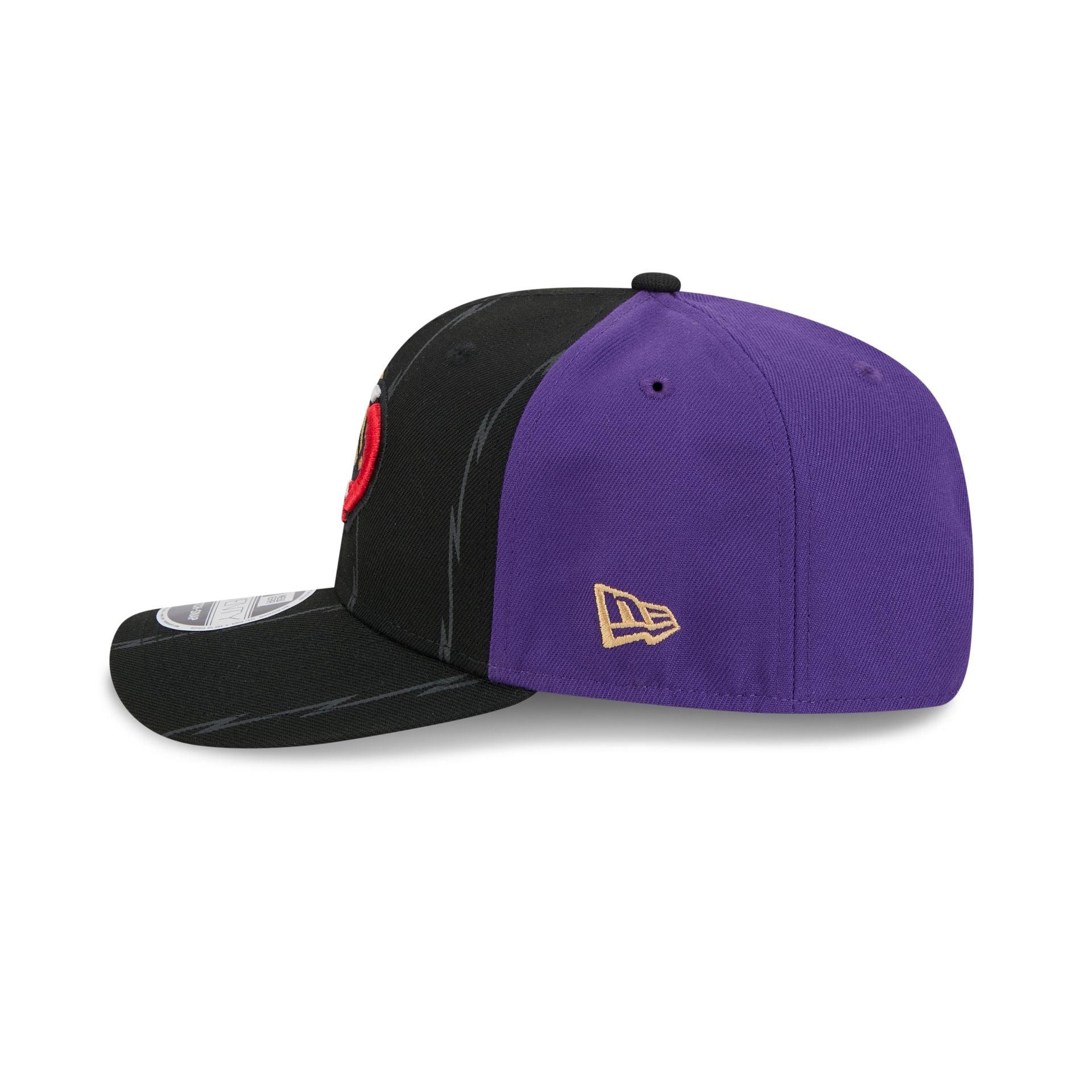 Toronto Raptors 2024 City Edition 9SEVENTY Stretch-Snap Hat Male Product Image