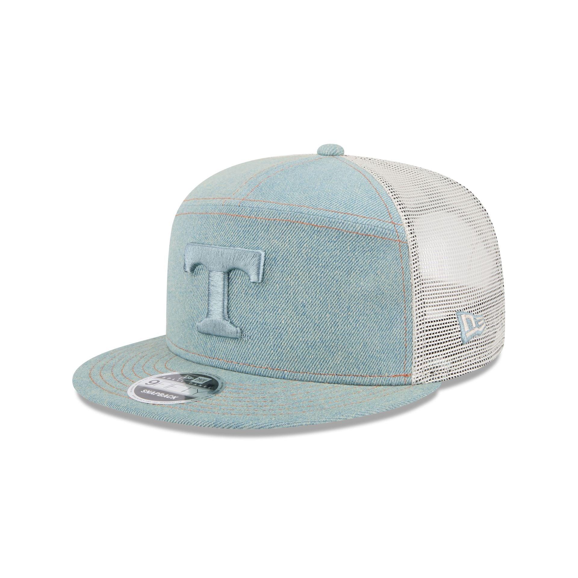 Tennessee Volunteers Denim Split Panel 9FIFTY Trucker Hat Male Product Image