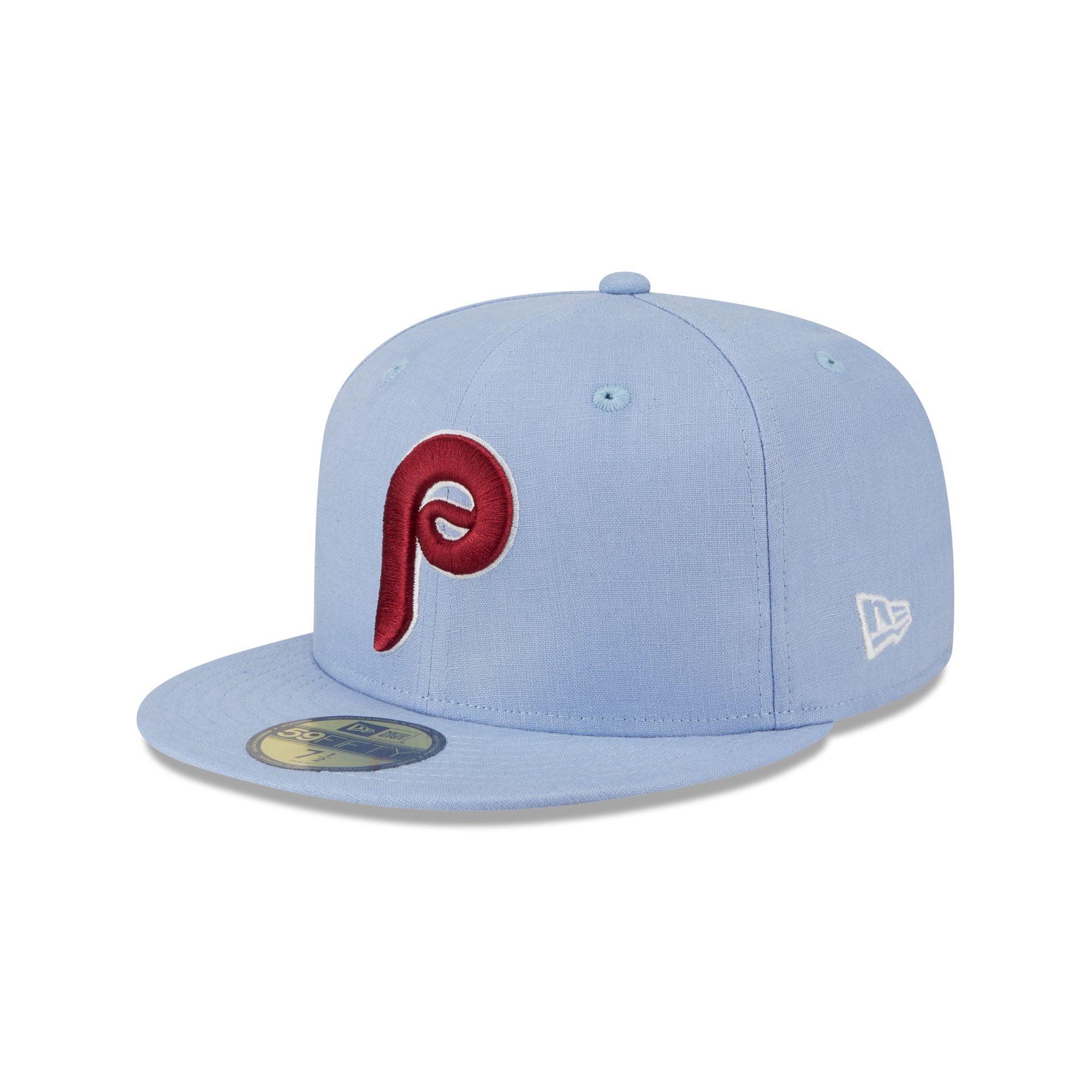 Team Linen Philadelphia Phillies 59FIFTY Fitted Hat Male Product Image