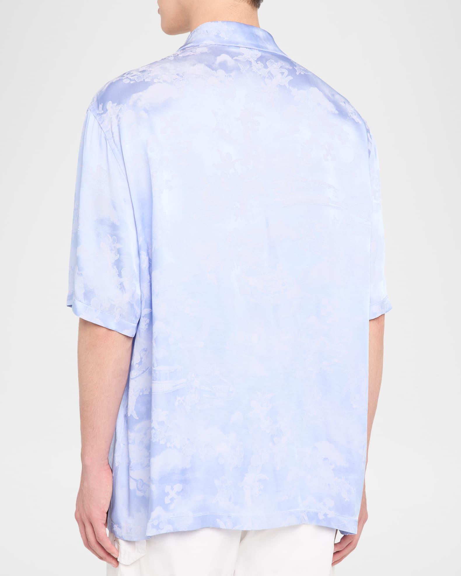 Men's Fresco Jacquard Bowling Shirt Product Image