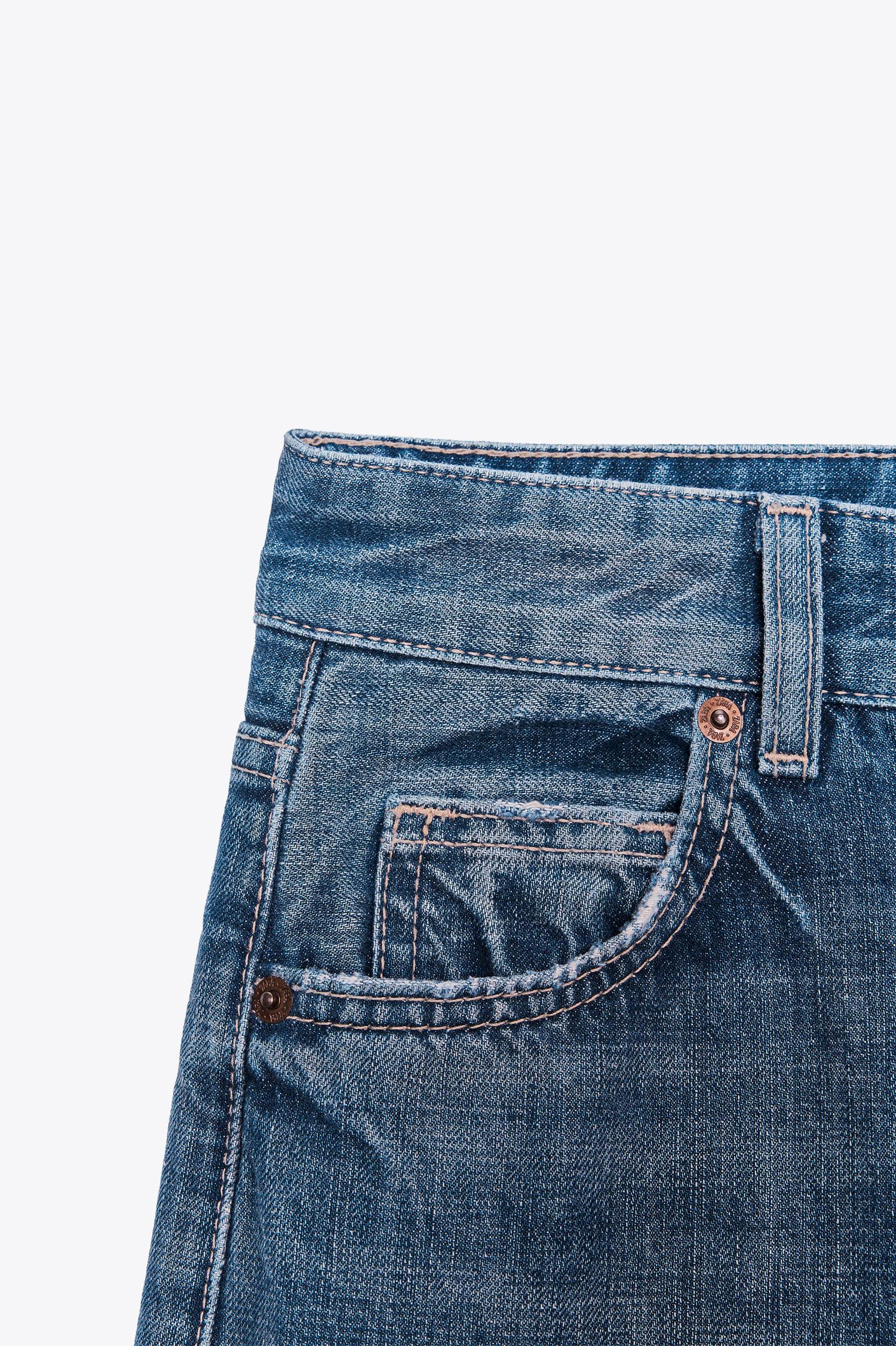 TRF HIGH WAIST WIDE LEG FULL LENGTH JEANS Product Image