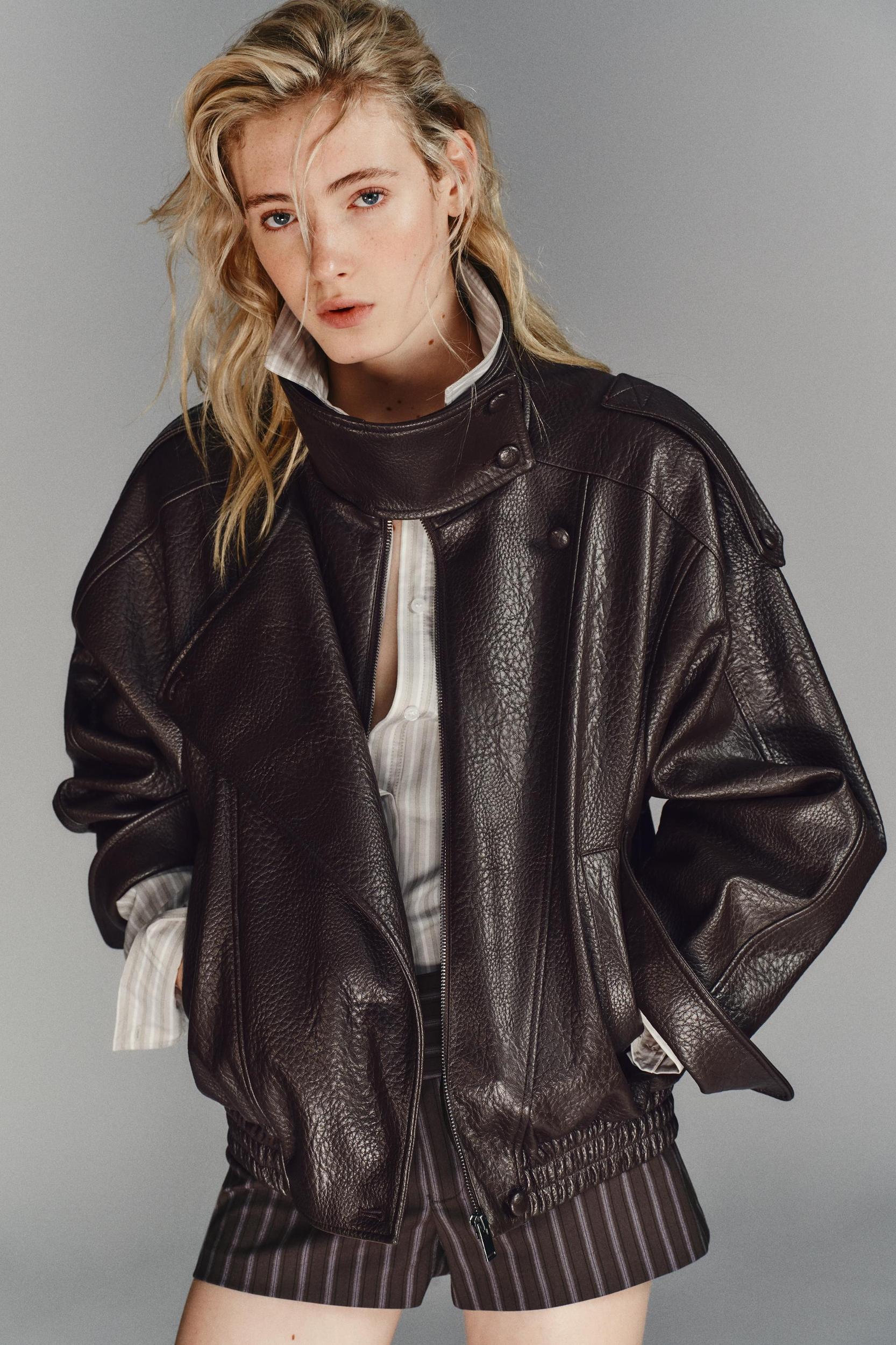 FAUX LEATHER JACKET Product Image