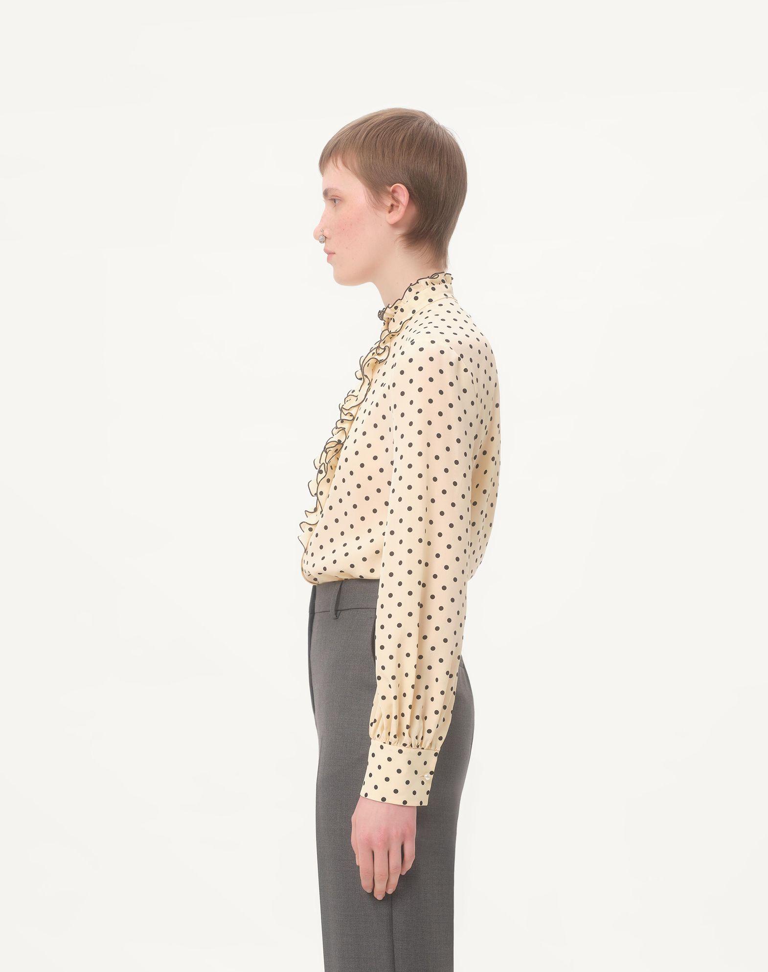 Crepe De Chine Shirt With Plusdepois Print Product Image