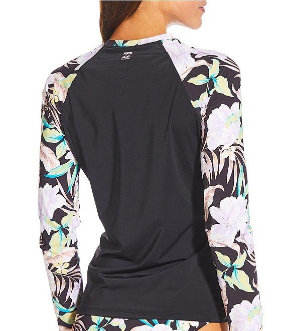 Billabong Shadow Tropical Floral Print Reversible Lowrider Hipster Swim Bottom Product Image