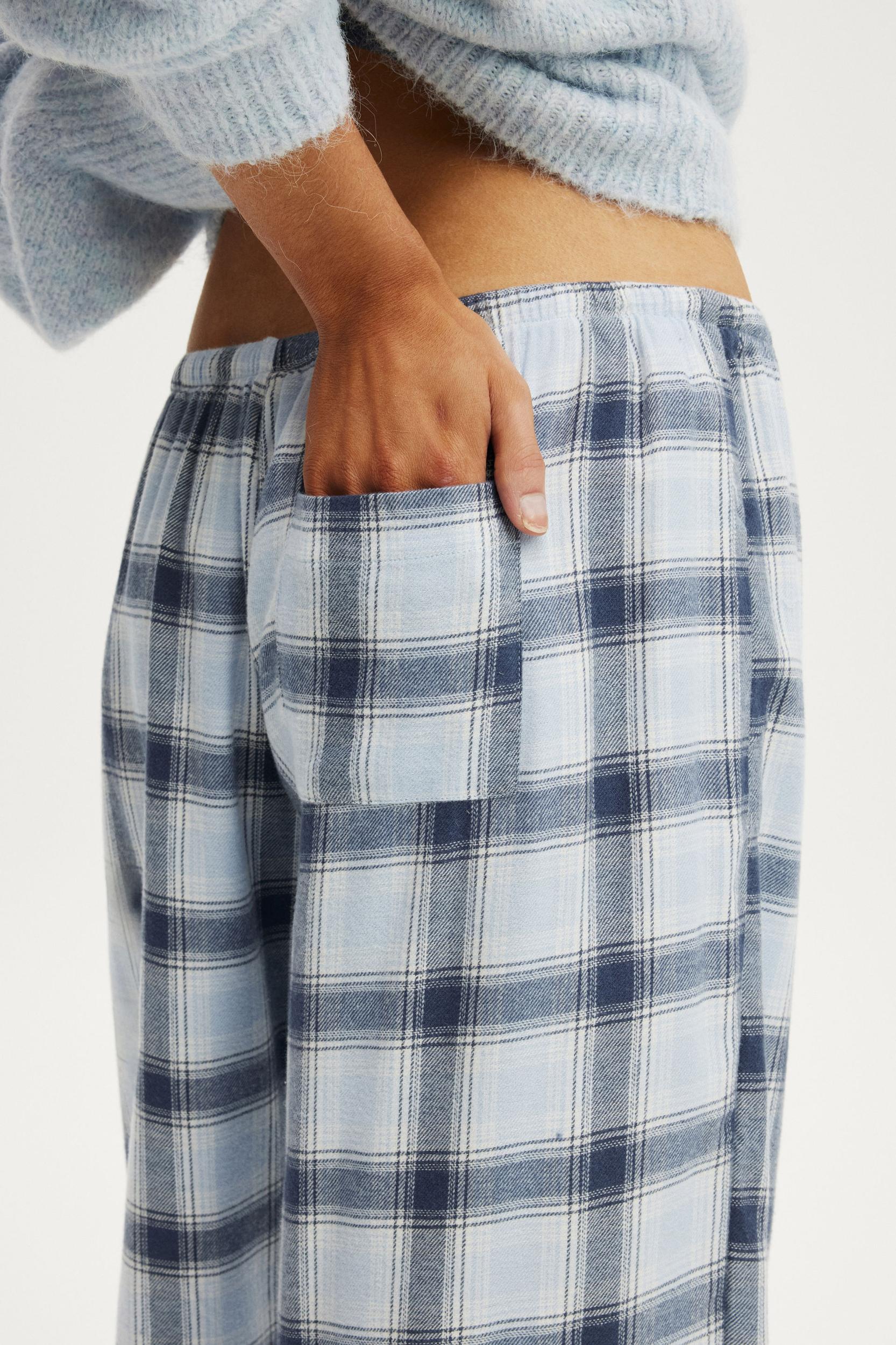 Cloud Soft Flannel Wide Leg Pant Product Image
