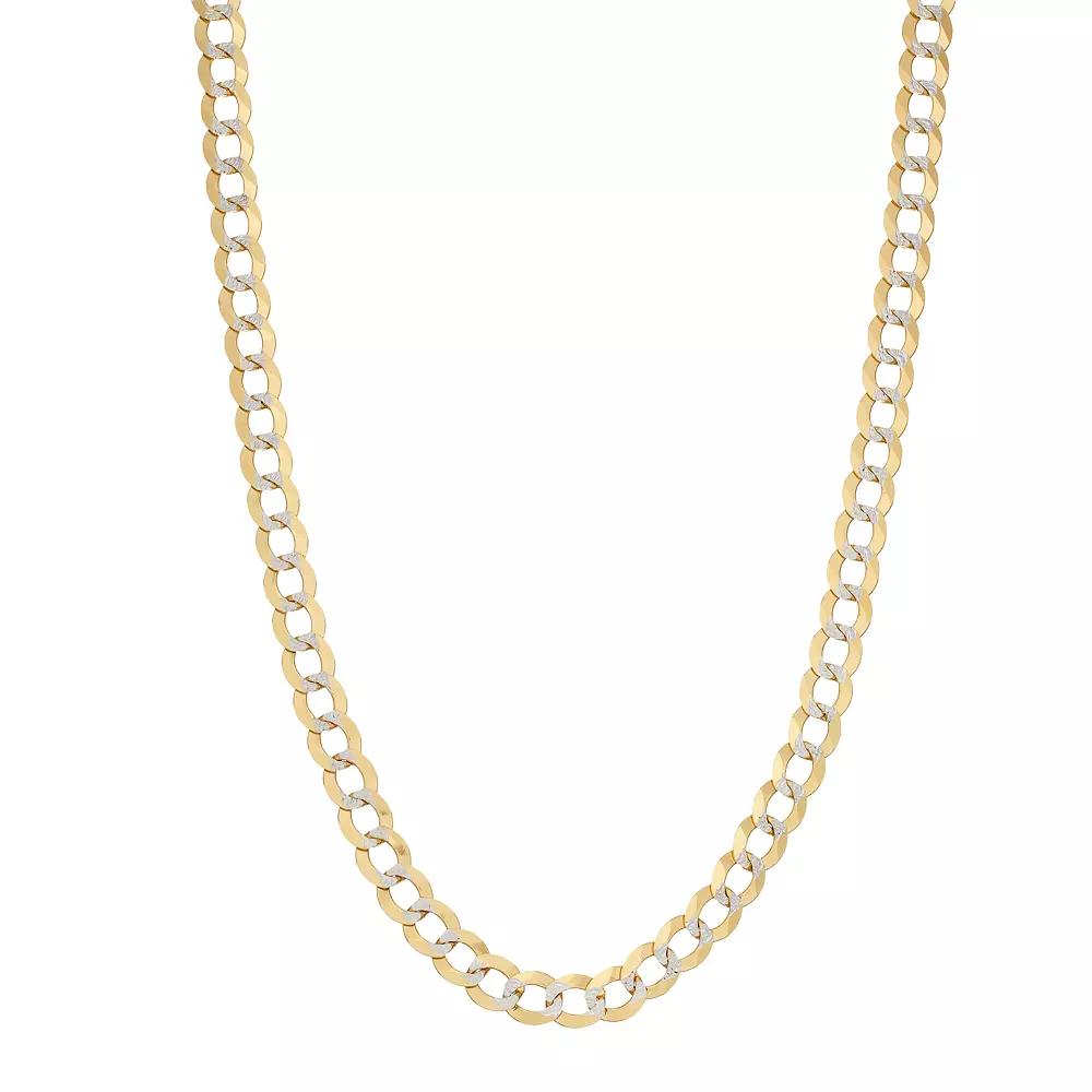 14K Gold Comfort Pave Necklace, Women's, Size: 24", 14k 2tone Product Image