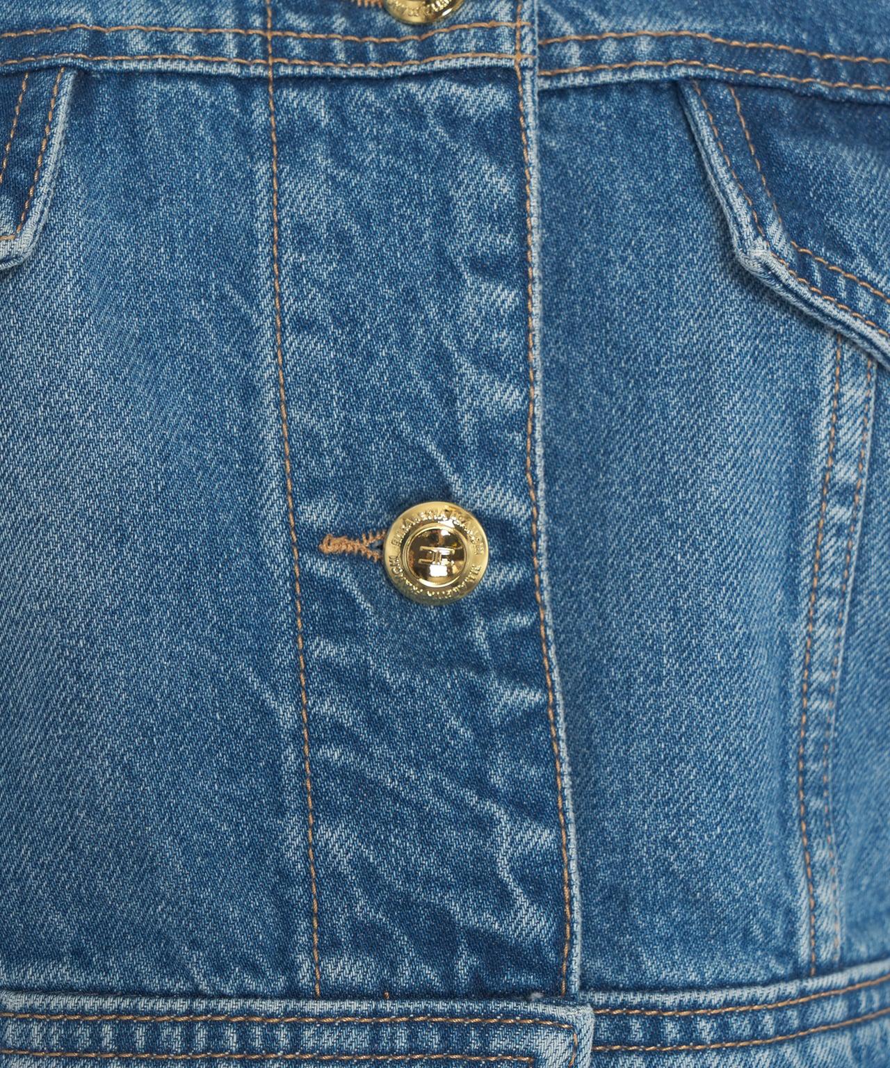 Cropped denim jacket Product Image