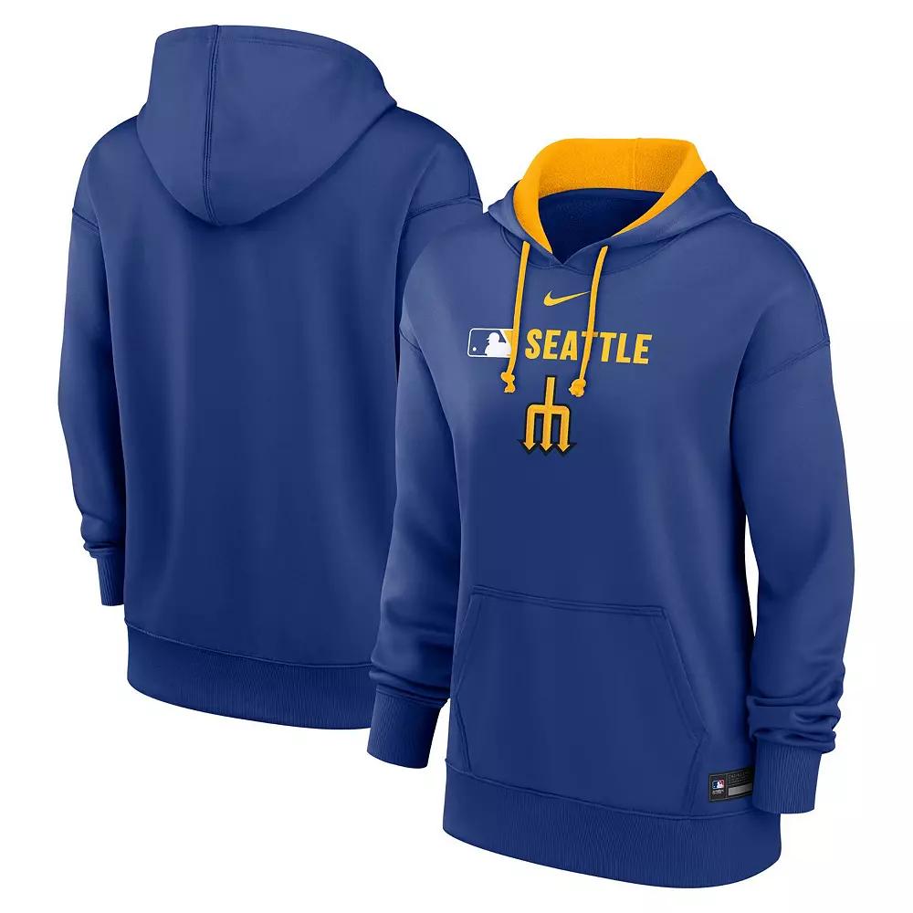 Women's Nike Black Pittsburgh Pirates City Connect Authentic Collection Therma Hoodie,  Product Image