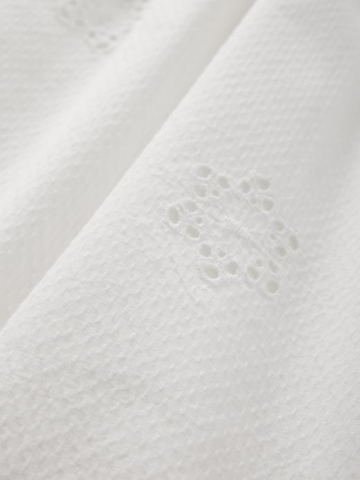 Eyelet Scoop Neck Dress Product Image