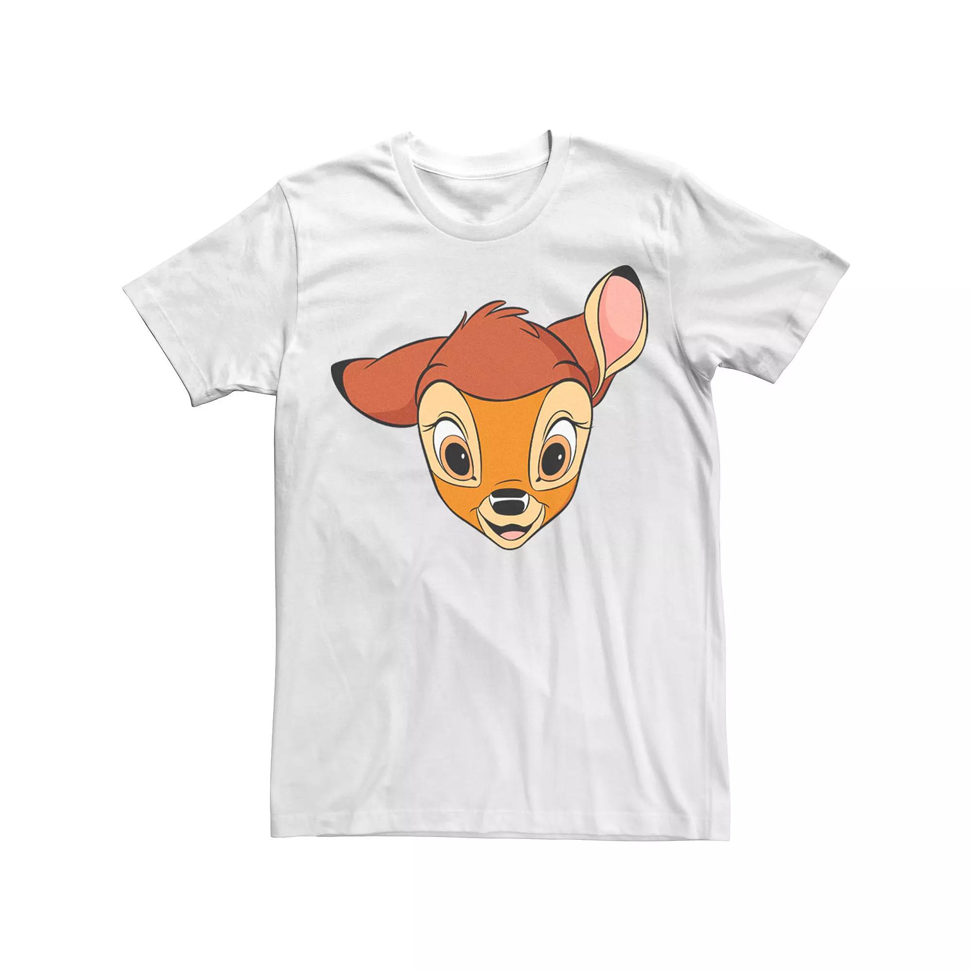 Disney's Bambi Big Face Men's Tee, Size: Large, White Product Image